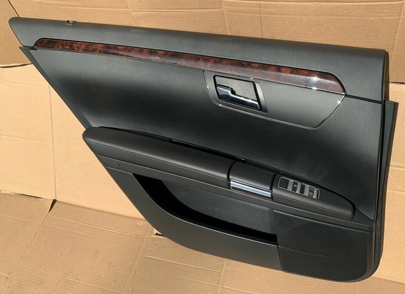 07 08 09 MERCEDES S550 W221 REAR LEFT DRIVER SIDE DOOR PANEL TRIM ASSY OEM
