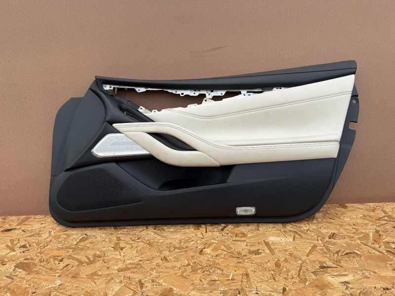 INFINITI Q60 2017-2022 OEM RIGHT PASSENGER INTERIOR DOOR PANEL ASY (BEIGE/BLACK)