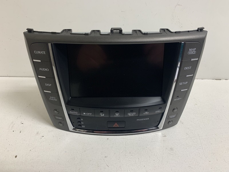 2010-2011 Lexus IS250 Sedan GPS Navigation Screen Monitor Menu HVAC 86431-53331