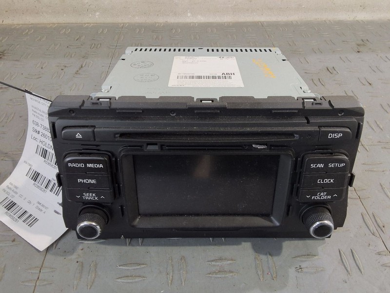 2016-2018 Kia Optima Radio Receiver w/o Navigation ID 96180D5100WK