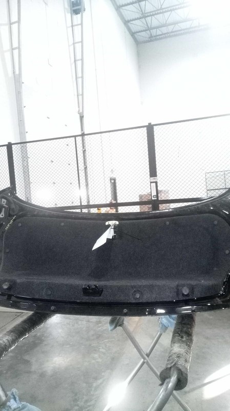 2021 INFINITI Q50 Deck Lid Trunk Lid Black OEM 265506HH3A 56000 Miles
