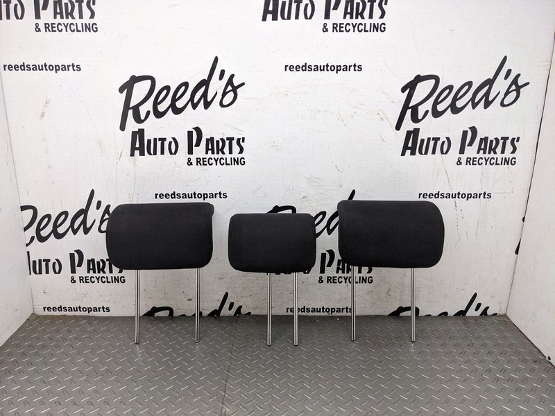 2009 2010 2011 Honda Fit Rear Head Rest Solid Black Soft Cloth Set of 3 1169707