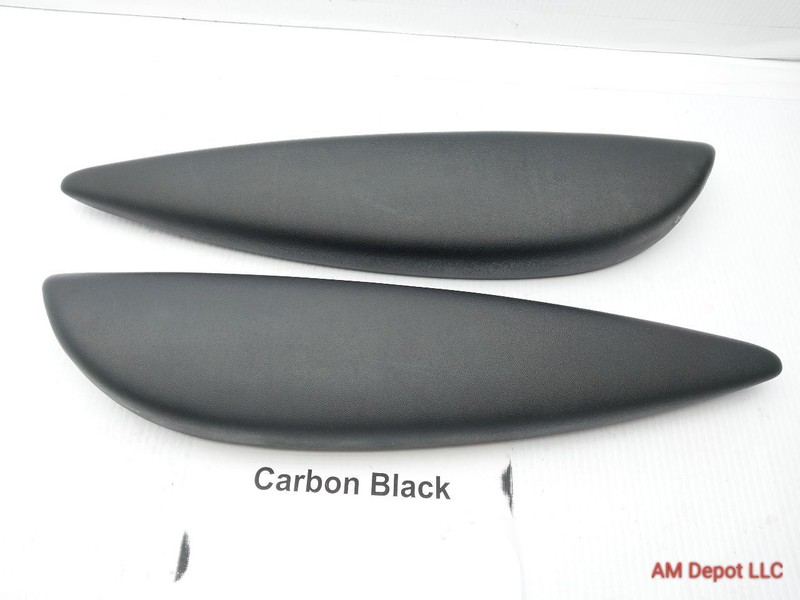 2012 Mini Cooper S R56 R57 R55 LCI Front Door Armrest Cover Set 2pc Black