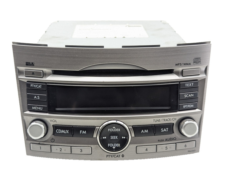 2010-2012 Subaru Legacy AM FM Radio mp3 Single Disc CD Player 86201AJ64A PE645U1