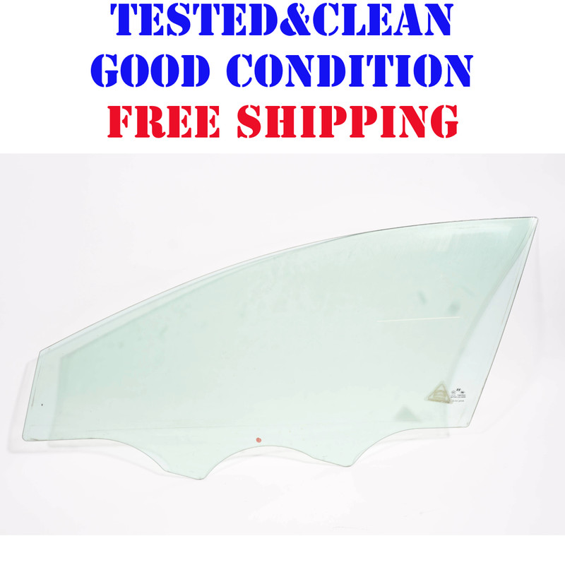 2011-2014 HYUNDAI SONATA FRONT LEFT DRIVER SIDE DOOR WINDOW GLASS OEM.