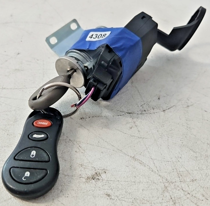 01-06 Dodge Stratus Ignition Switch Cylinder Housing Immobilizer w/ Key & FOB!