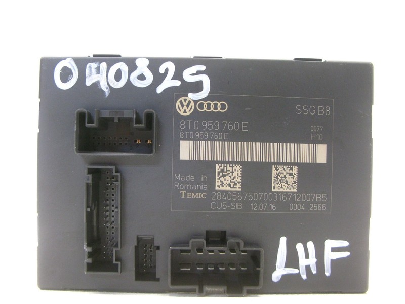 10-17 AUDI 8T A5 S5 RS5 FRONT DRIVER LEFT SEAT CONTROL MODULE OEM 040825