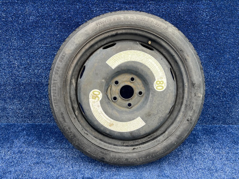 2015–2020 Audi A3 Spare Wheel Temporary Tire T125/70R18 OEM