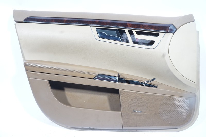 2007-2009 MERCEDES BENZ S550 W221 FORNT LEFT DRIVER SIDE INTERIOR DOOR PANEL OEM