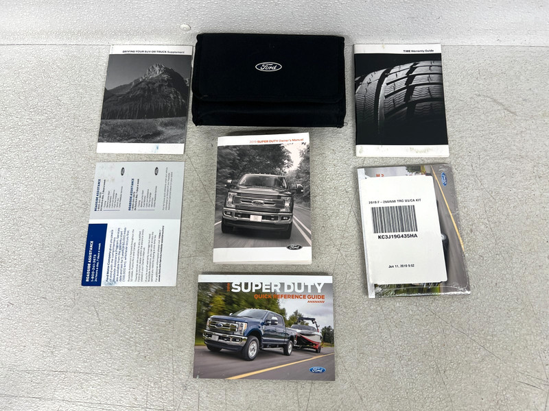 ⭐2019 FORD F-350 F-250 SUPER DUTY OWNERS MANUAL BOOK & CASE FOLDER OEM LOT2683