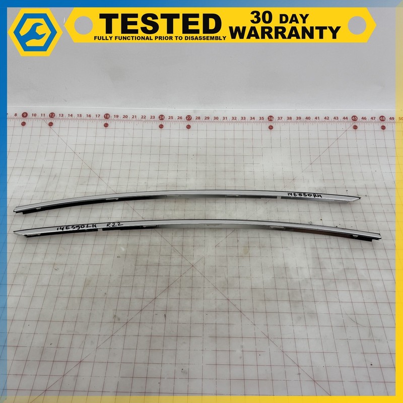 11-17 Mercedes Eclass W207 FRONT EXTERIOR A-PILLAR TRIM CHROME STRIP MOLDING OEM