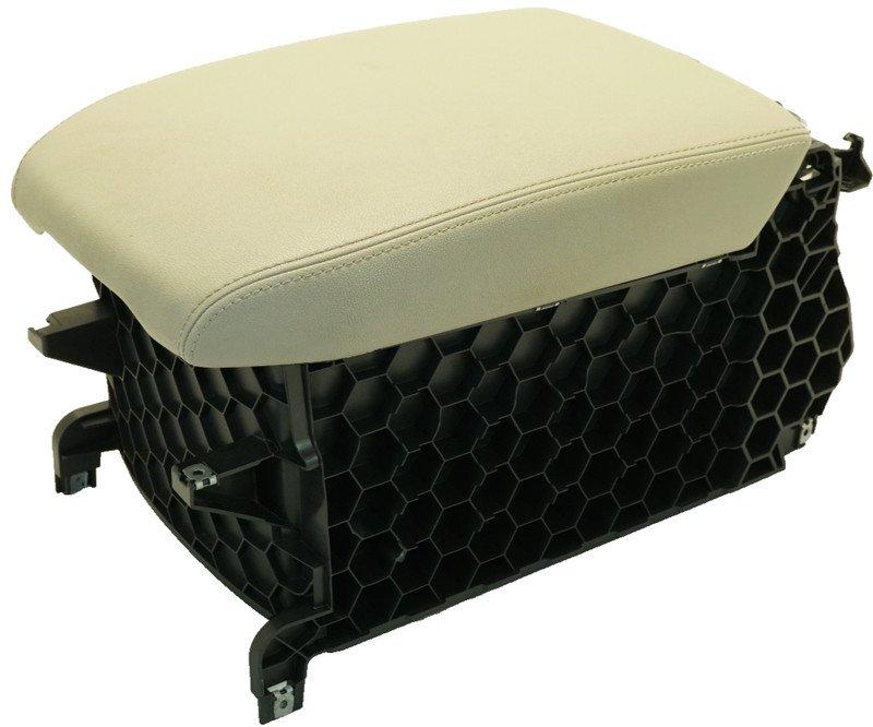 🔅2018-2021 VOLKSWAGEN ATLAS OEM. CENTER CONSOLE STORAGE BOX W/ LEATHER ARMREST