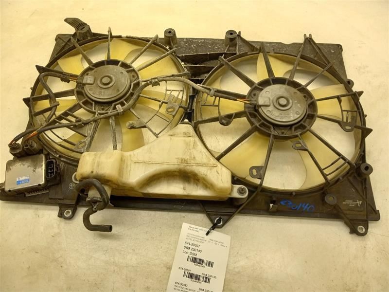 08-13 TOYOTA HIGHLANDER SPORT 3.5L FWD AT RADIATOR FAN ASSEMBLY