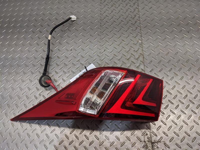 Driver Tail Light Sedan Quarter Panel Mounted Fits 14-16 LEXUS IS350 1141287