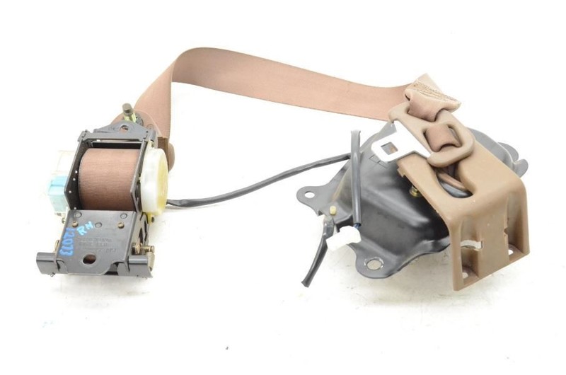 1990-1994 Nissan 300ZX Z32 Passenger Right Front Tan Seat Belt Retractor