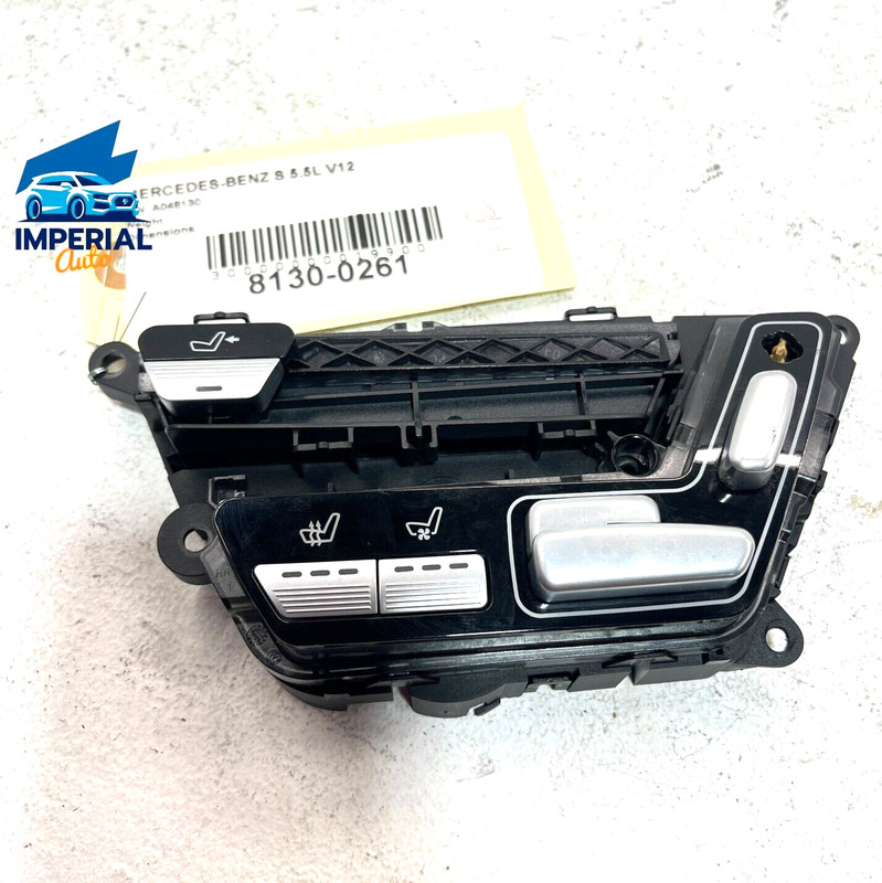 07-13 Mercedes S600 S63 S550 Rear Passenger Side Seat Control Memory Switch OEM