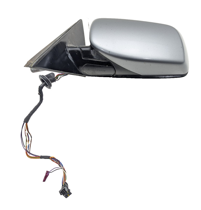 2004-2006 BMW 525I 530I LH LEFT DRIVER SIDE POWER MIRROR SILVER