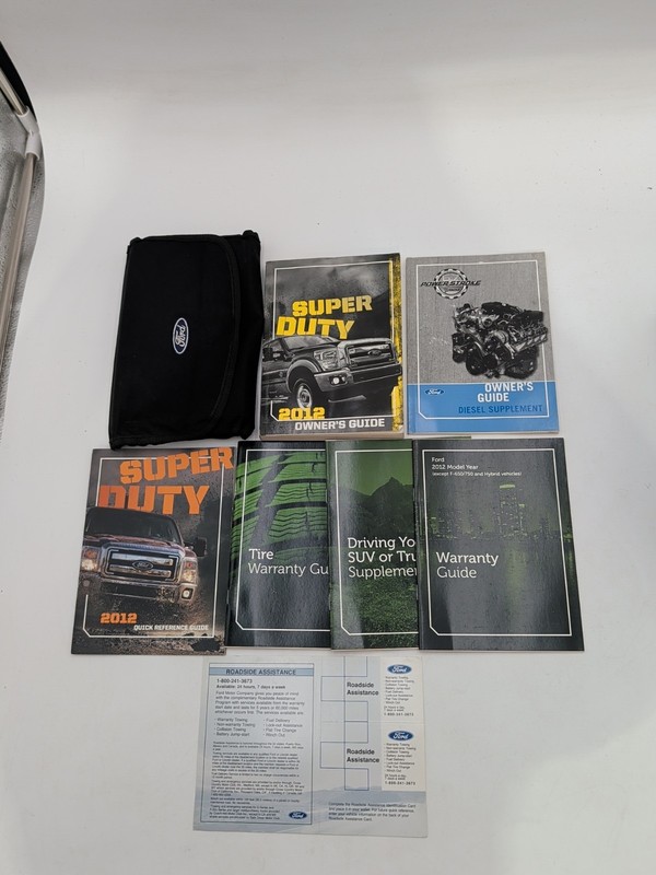 2012 Ford Super Duty F250 F350 F450 F550Power Diesel Owners Manuals User Guide