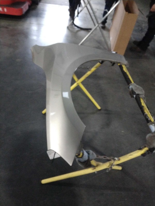 Volvo S60 2015 Left Fender GREY 23347 2725