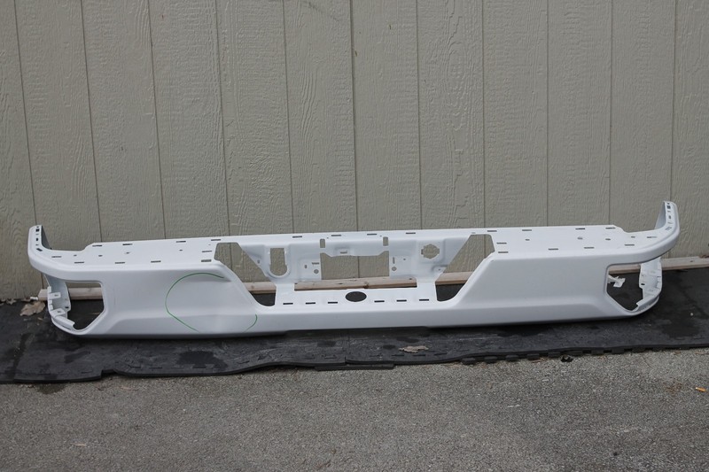 2019-2024 Chevrolet Silverado 2500HD Rear Bumper W/o Sensor Holes Oem