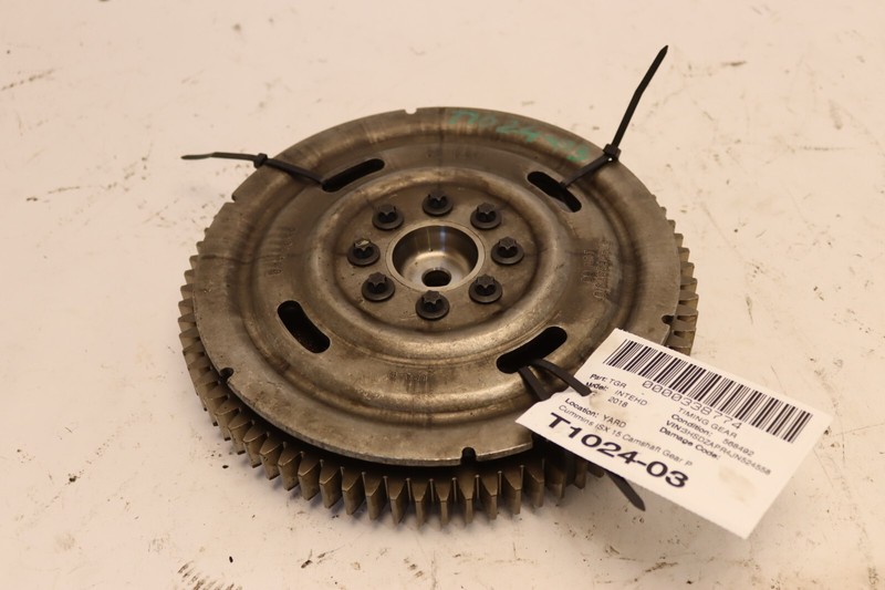 17-24 INTERNATIONAL LT625 CUMMINS X15 ENGINE CAMSHAFT GEAR W/ ADJUST PLATE OEM