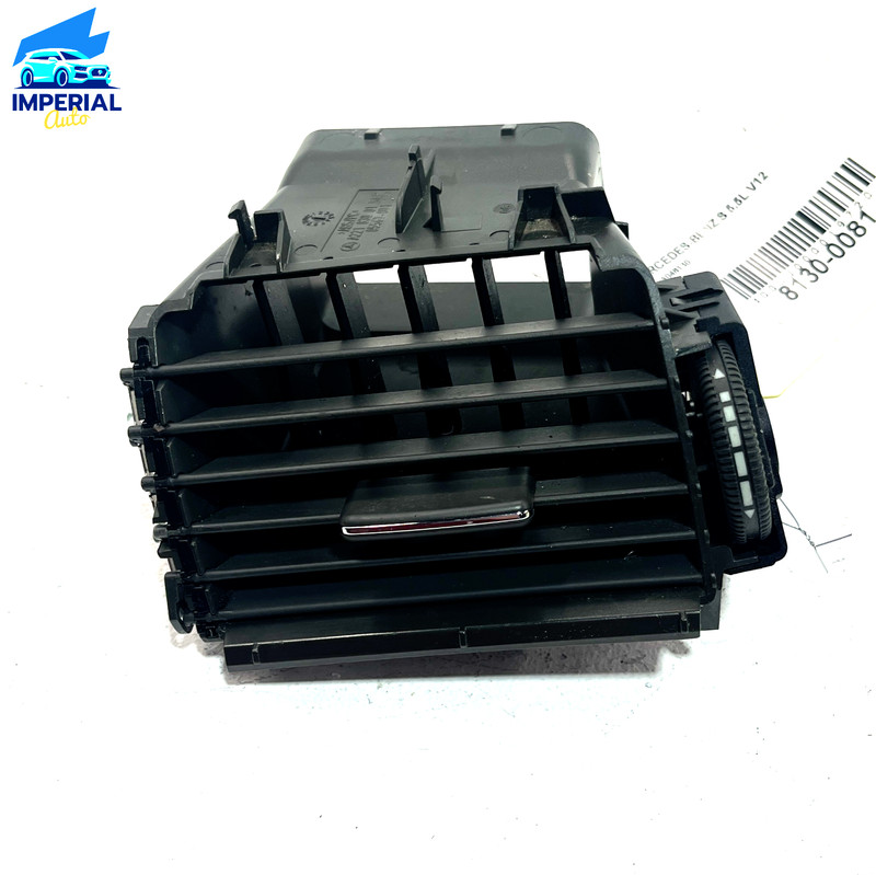 2007-2013 MERCEDES W221 S600 DRIVER SIDE DASHBOARD A/C AIR VENT GRILLE BLACK OEM