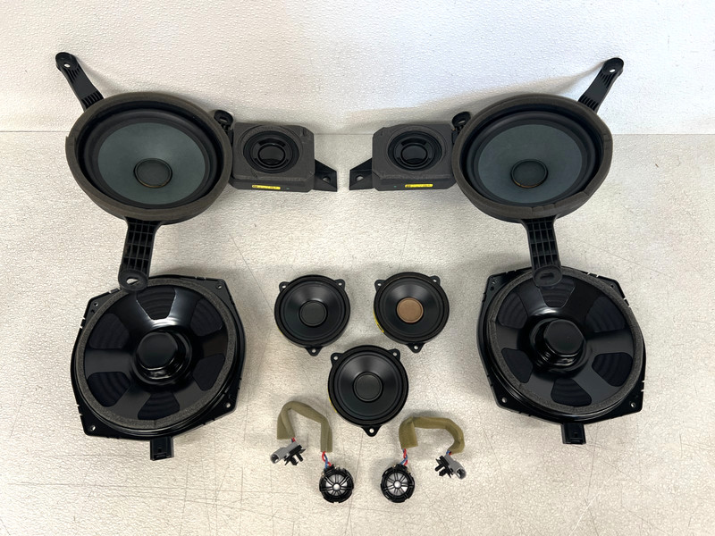 ⭐2014-2020 JAGUAR F-TYPE FRONT & REAR SUBWOOFER SOUND SPEAKER SET OEM LOT2620