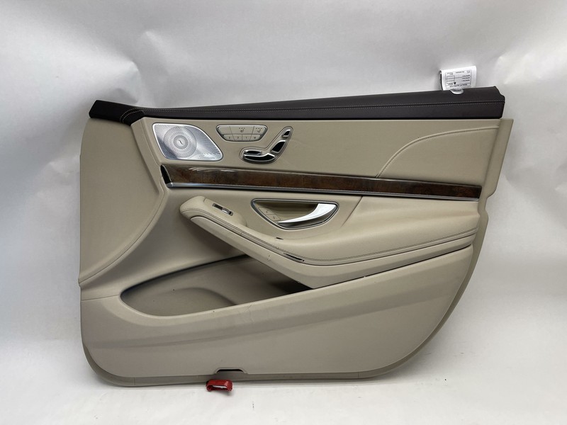 2014-2020 MERCEDES S-CLASS S550 W222 FRONT RIGHT SIDE DOOR PANEL TRIM BEIGE OEM