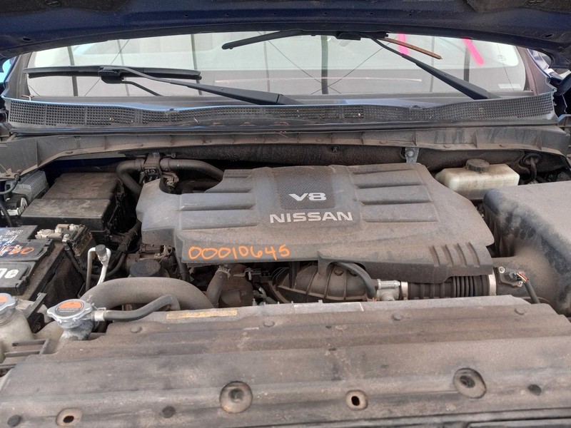 2017 Nissan Titan Right Front Door OEM Used 122K Miles Blue Color 432430