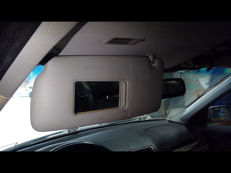 Driver Sun Visor Sedan I RWD Illuminated Leather Fits 01-06 BMW 325i 1550343