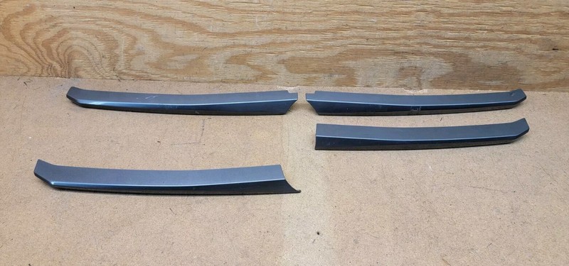2012 2013 2014 Nissan Maxima Front Bumper Upper Grille Molding Trims 4 Piece OEM