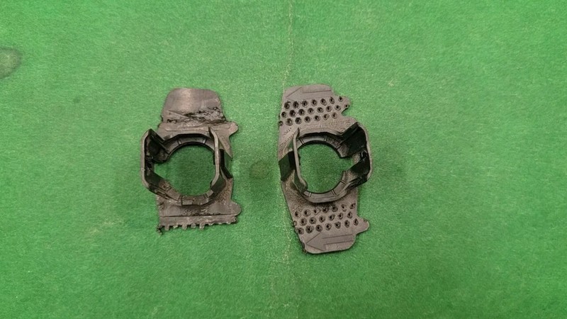 2013 - 2016 Ford Fusion Rear Bumper 2 Parking Sensor Holder Brackets Cover OEM