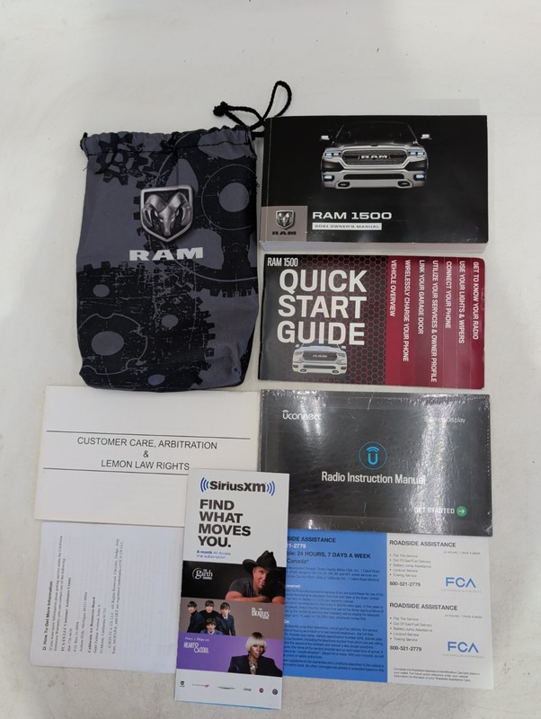2021 Dodge Ram 1500 Owners Manual, With Free Shipping
