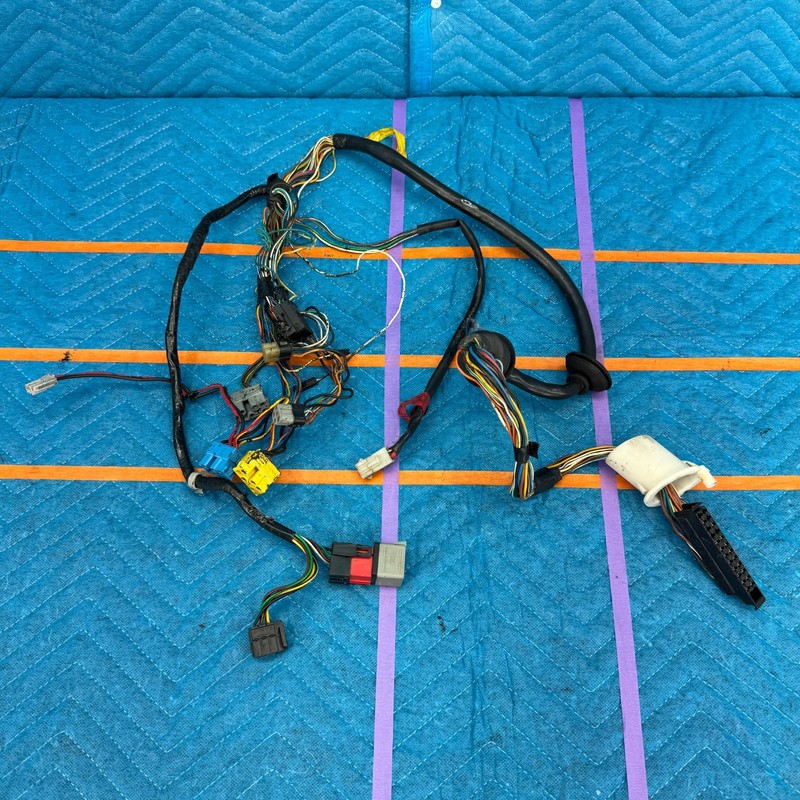 1987–1991 Volvo 780 Bertone Front Left Driver Door Wiring Harness OEM