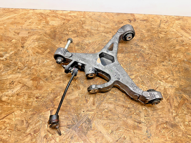 09-19 Jaguar X250 XF XFR XJ Rear Left Side LH Lower Control Arm W/ End Link OEM