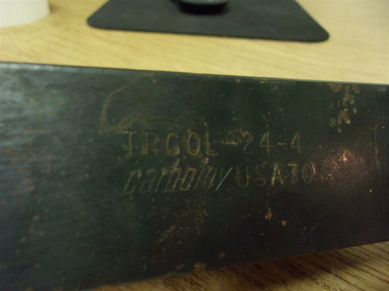 Carbaloy TRGOL-24-4 242-355 Tool Holder "V" *FREE SHIPPING*