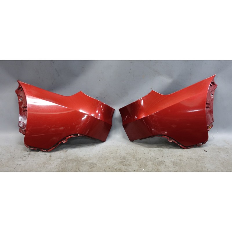 07-10 BMW E70 X5 Rear Bumper Side Fender Trim Panels Pair Vermilion Red OEM