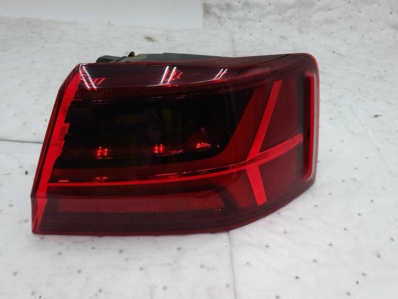 2017 Audi A6 Right Tail Light Assembly - White, Used, 106K Miles