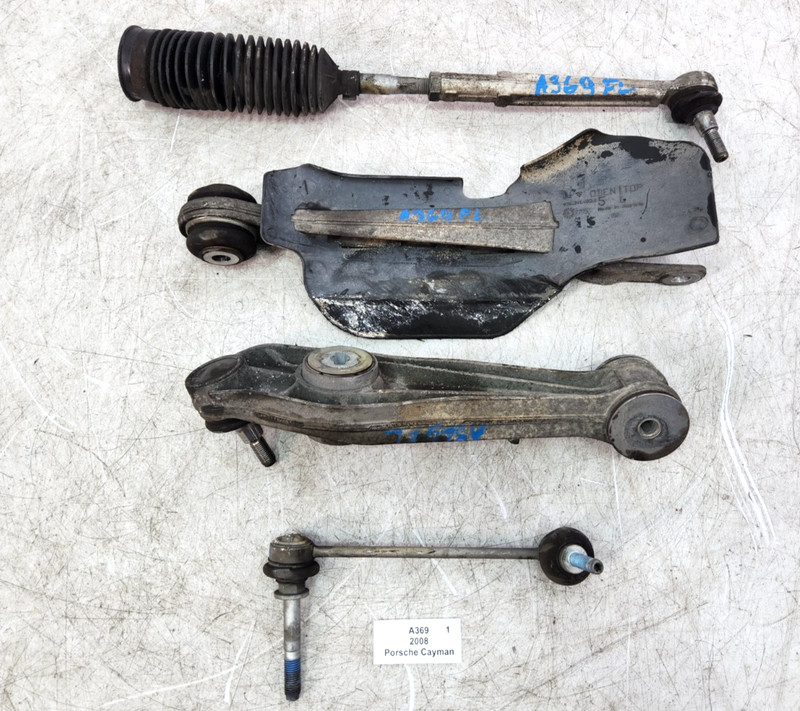 ✅ 05-12 OEM Porsche Cayman 987 Boxster Front Left Driver Control Arm Tie Rod SET