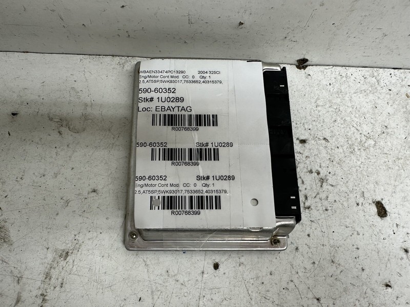 2003-2005 BMW 325i M54 Engine Computer Control Module Ecu Ecm Pcu Pcm Oem