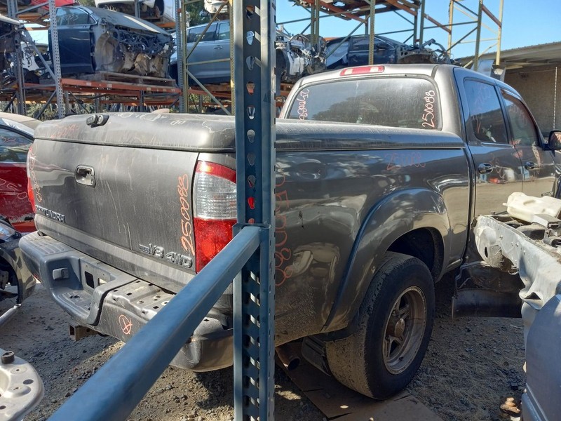 03 04 05 06 TOYOTA TUNDRA REAR BUMPER WITHOUT STEPSIDE WITH TOW PACKAGE GRAY-1E3