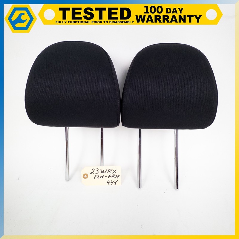 22-24 SUBARU WRX FRONT LEFT & RIGHT SEAT HEAD REST HEADREST OEM