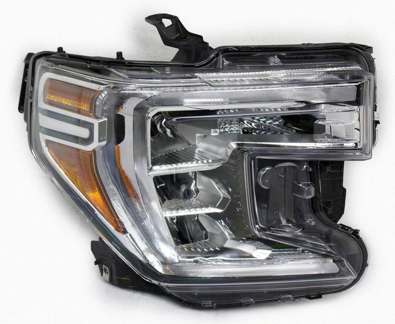 OEM Right Passenger Side LED with Halogen Signal Headlamp For GMC Sierra 1500