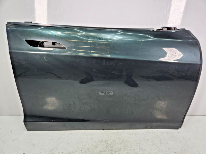✅ 12-16 OEM Tesla S Front Right Passenger Side Door Shell Panel Green NOTE*