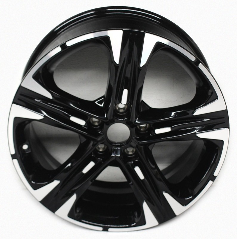 OEM 18 Inch Alloy Wheel For KIA K5 Black Type B 52910-L3320 Gouges and Scratches