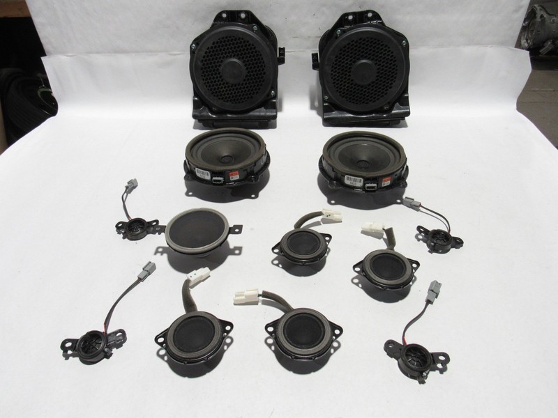 Kia Stinger GT1 2019 Front Rear Door Audio Sound Speaker Woofer Set 18-23 ;