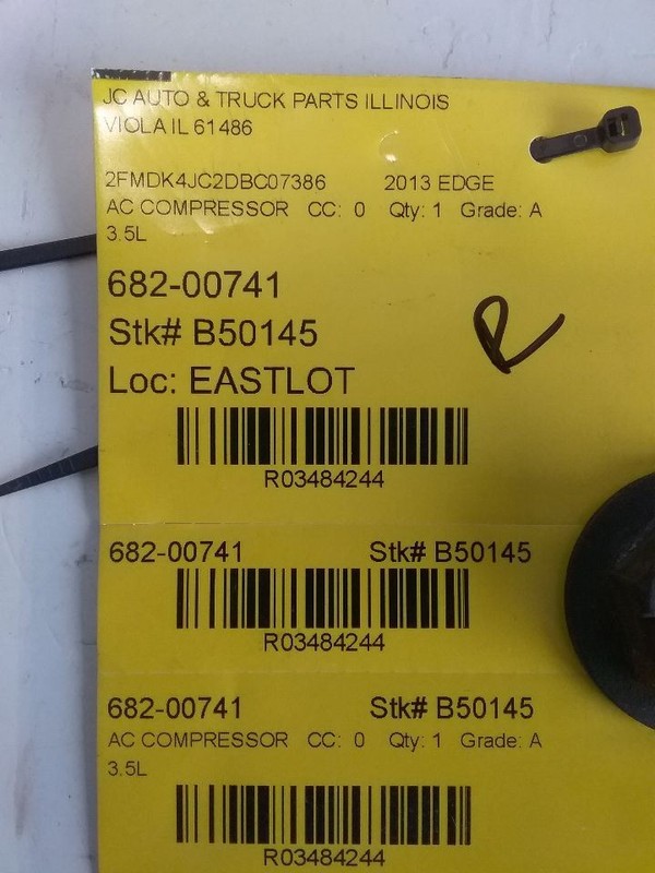 AC Compressor Fits 11-15 MKX 3484244