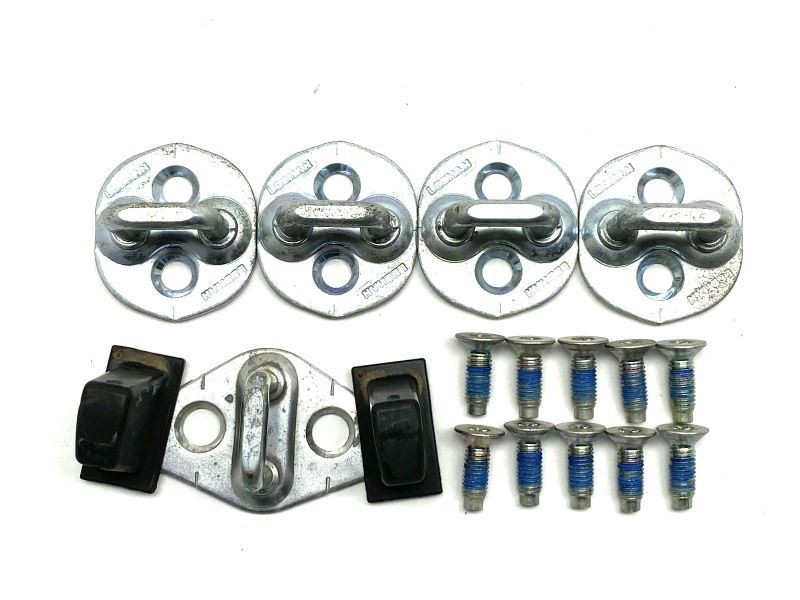 Door Latch Lock Strikers With Bolts Set of 5 Fits 2010-2013 Kia Soul 82790
