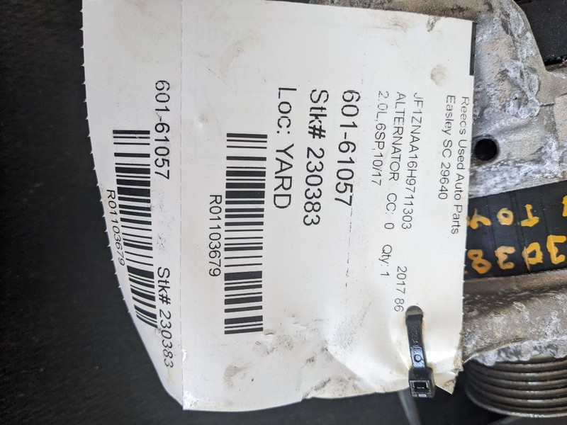 Alternator Fits 13-16 SCION FR-S 1103679
