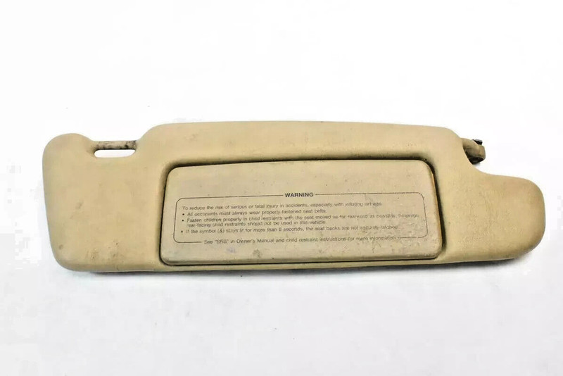 90-02 Mercedes R129 SL500 SL320 300SL Right Side Sun Visor Sunvisor Beige OEM